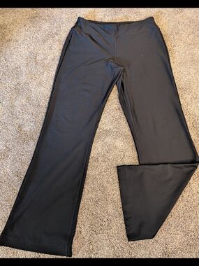 🌼 Ladies Prana Black Stretch Flare  Leggings Size Small EUC